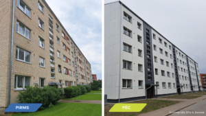 Raksta bilde: Ķekavas Gaismas ielas kvartāls kļūst par Latvijā pirmo pabeigto daudzdzīvokļu māju kvartāla atjaunošanas projektu